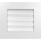 Ekena Millwork Vertical Surface Mount PVC Gable Vent: Functional, w/ 3-1/2"W x 1"P Standard Frame, 20"W x 18"H GVPVE20X1801SF - alternate 1